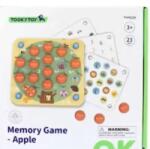 Tooky Toy Tooky Toy: Joc de memorie cu măr pentru copii, cu plăci interschimbabile (TH452N)