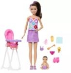 Mattel Barbie: Bébiszitter játékszett - etetőszék