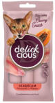 Kormotech Delickcious Cat - Snack Cremos cu Dorada si Papaya - 4x15g