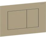 Geberit Sigma 40 nyomólap 24, 6x15, 2x0, 4 cm, szácsiszolt sárgaréz, szögletes, 2 mennyiséges öblítés, Easy-To-Clean (GE-115.629.QF.1)