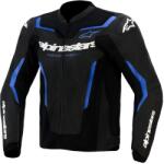 Alpinestars Geacă de piele pentru motocicletă Alpinestars GP Force V2 Airflow negru-albastru metalizat (AIM100-1236)