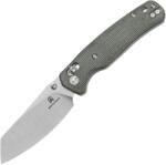 Bestechman CICADA'S WING 10Cr15MoV Satin with grey Micarta handle BMK06-M-3