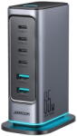 JOYROOM JR-TCM02 GaN 65W charger charging station 4xUSB-C 2xUSB-A UK plug - gray (JR-TCM02)