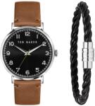 Ted Baker óra és karkötő szett férfi - barna Univerzális méret (BKG028700)