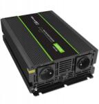 Qoltec Feszültségátalakító 2000W 4000W 12V-ról 230V-ra Tiszta szinuszhullám