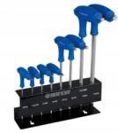 KING TONY Imbuszkulcs Hex Golyós 8db 2-10mm Állvány L Típus King Tony 22118MR (22118MR)