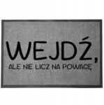 TabPrint Lábtörlő Egyszínű 40X60 Divatos Ajándék Dekoráció Nyomtatott (WYCIERACZKA MOCNA MONOCHROM STYL TRWAŁA SZARA)