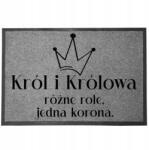 TabPrint Lábtörlő Bejárati Monokróm 40X60 Divatos Stílus Dekoráció Nyomtatás Ajándék (WYCIERACZKA MOCNA STYL TRWAŁA SZARA MONOCHROM)