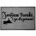 TabPrint Lábtörlő Bejárati Monokróm 40X60 Nyomtatás Ajándék Stílus Divat Dekoráció (WYCIERACZKA SZARA MONOCHROM STYL TRWAŁA MOCNA)