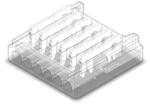 Optonica 6 tűs csatlakozószalag rögzítése vezetékhez 12 mm-es smd-hez, LED szalaghoz SMD 12 mm, Optonica, 6576 (6576)