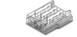 Optonica 3 tűs csatlakozószalag rögzítése vezetékhez 10 mm-es smd-hez, LED szalaghoz SMD 10 mm, Optonica, 6573 (6573)