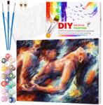 EdiBazzar Vázra Festés Számok szerint 40x50 cm Vászonkép Kerettel Szett (Malowanie Po Numerach 40x50 namiętność)