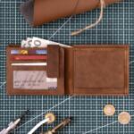 Belveder Férfi Vintage Bőr Pénztárca Nagy bézs Klasszikus Belveder SH-170 (SH-170 koniak)