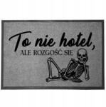 TabPrint Lábtörlő Szürke Dekoratív Otthoni Ajándék Nem Hotel 60X40 (WYCIERACZKA TO NIE HOTEL SZARA)