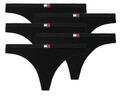 Tommy Hilfiger Stringek PACK THONG X5 Fekete EU M
