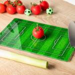 Giftspot Tocător din Sticlă pentru Bucătărie - Teren de Fotbal Tocator