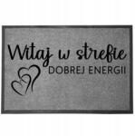 TabPrint Lábtörlő Bejárati Monokróm 40X60 Ajándék Divatos Stílus Dekoráció Nyomtatás (WYCIERACZKA MONOCHROM MOCNA STYL TRWAŁA SZARA)