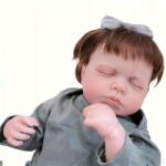  Alvó lalka reborn, mint egy igazi csecsemő, 49 cm (6900810567554)