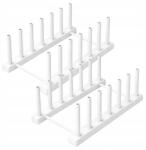 EdiBazzar Edénycsepegtető Konyhai Evőeszköz Szárító Fehér 2 db (Suszarka Na Naczynia Na Sztućce Organizer)