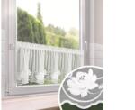 EUROFIRANY Leti modern vitrázs függöny Fehér 40x150 cm