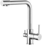  3-utas KRÓM csaptelep víztisztítóhoz-Likuan (NKDP0212CP-AB)