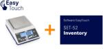 KERN CKE 3600-2-Inventory (3600 g/0, 01 g) darabszámlálásra tervezett, 130x130 mm-es mérőfelület, dedikált mennyiség gombok, IoT ready, Ipar 4.0 digitális asztali mérleg Easy Touch szoftverrel (CKE 3600-2-