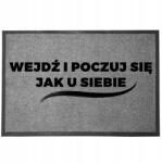 TabPrint Lábtörlő Bejárati Monokróm 40X60 Divatos Nyomtatás Dekoráció Stílus Ajándék (WYCIERACZKA MOCNA SZARA TRWAŁA STYL MONOCHROM)