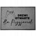 TabPrint Lábtörlő Bejárati Szürke Otthoni Dekoráció Ajándék Barátoknak (WYCIERACZKA DLA PRZYJACIÓŁ SZARA)