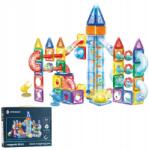 Springos Színes 3D Mágneses Építőkockák Nagy Panelek Oktatás 134 db (KG0062)