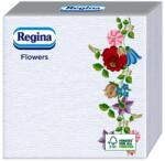 Regina Flowers szalvéta 1 rétegű 33x33 cm 45 db