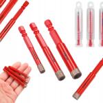 Kraft&Dele Gyémánt Lyukasztó Készlet Gres Csempe Fúrógéphez Hex 6/8/10mm (KD12645)