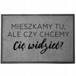 TabPrint Lábtörlő Bejárati Szürke Otthon Dekoratív Ajándék 60X40 (WYCIERACZKA MIESZKAMY ALE SZARA)