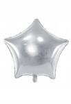 Party Deco Fólia Lufi Csillag Metál 48 CM Ezüst Esküvői Party