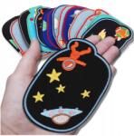  6 darabos vasalható hőálló folt készlet ruhákhoz, javítófoltok, applikációk (F12500)