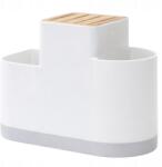  Csepegtető Evőeszközszárító Szerszámok Konyhai tartály Csepegtetővel Fehér (Pojemnik Na Sztućce z Ociekaczem Biały)