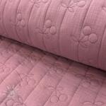  Dupla géz/muszlin STEPPED Cherries mauve