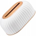 EdiBazzar Higiéniai törlőkendő tartó adagoló rendszerező elegáns tok fehér (Pudełko Pojemnik Na Chusteczki Higieniczne)