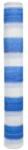 HGT Plasa Umbrire Gard Solar 95 gr. /mp, alb cu albastru, 2x10 m (HGT-675989)