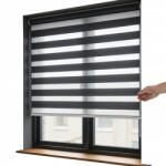 ESTAdeco Fali Roló 25 mm Day & Night Lux egyedi méretű ablakroló 90x240 cm (ROLETA DZIEŃ I NOC ŚCIENNA FI 25 90x240 cm)