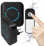 VIRONE Vezeték nélküli hálózati ajtócsengő megvilágított 180 m 88dB 36 hang (DB-10/B)