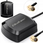 Qoltec Gps antenna Glonass 28dBi mágneses Sma Ra navigációhoz LNA-val (57057)