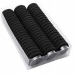 EdiBazzar Hajgumik Hajgumi Fekete Lányoknak Frottír 66 db-os szett (Gumki Do Włosów Czarne Zestaw 66 Sztuk)