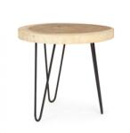 Bizzotto Masuta cafea lemn fier Tuala 56x48 cm (0680468X)