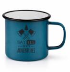 WARAGOD Say Yes To New Adventures cană outdoor 355 ml, albastru