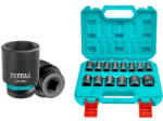 TOTAL Set tubulare impact TOTAL 1/2", 14 piese, 10-27 mm, Cr-Mo (THISTD12141) Trusa unelte