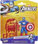 Hasbro Marvel Avengers Action Vers Set Figurina Captain America si Accesorii 11.4cm (G2469_G2847) Figurina