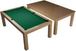 Dybior Masă de biliard / masă de dining, Stejar, Pool, 6 ft. Club Cloth yellow green (55.075.06.0)