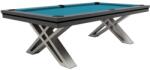 RASSON Masă de biliard / masă de dining, Pierce, 8 ft. , Nuc Club Cloth electric blue (55.135.08.5.2)