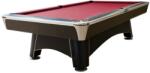 Dynamic Masã de biliard, Hurricane, 9 ft, pool, negru mat Club Cloth burgundy (55.125.09.6.4)