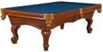 Dynamic Masã de biliard York, 8 ft, maro antic Club Cloth royal blue (55.146.08.1.2)